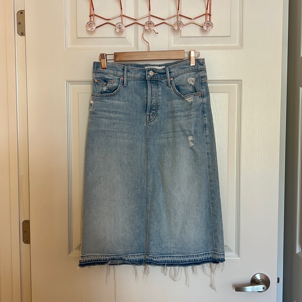 MOTHER denim skirt